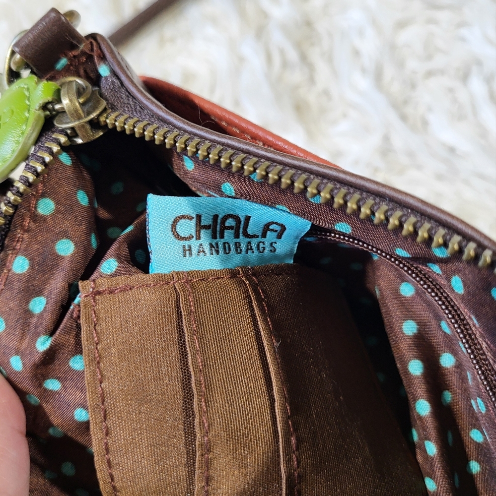 Chala Crossbody Leather Bird Design Bag With Adjustable Strap - Picture 10 of 13